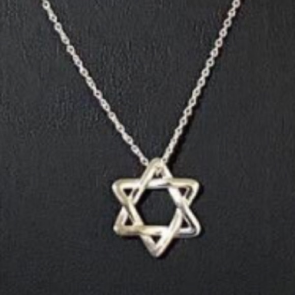 ⭐️ HOST PICK 🇮🇱 Tiffany & Co. Star of David ✡️ Elsa Peretti Pendant … - Picture 2 of 8